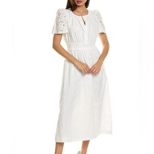Anne Klein White Midi Dress
